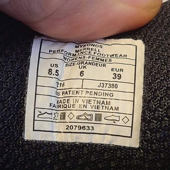 Woman's Merrell Mykonos Hiking Shoes Size 8.5 - Picture 5 of 9